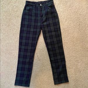 Brandy Melville plaid pants